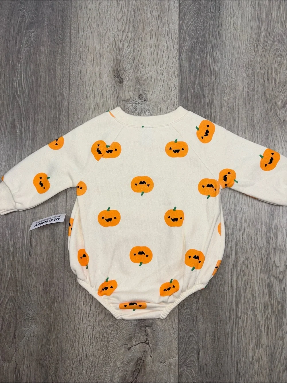 Old Navy Halloween Pumpkin Romper 3-6 Months New